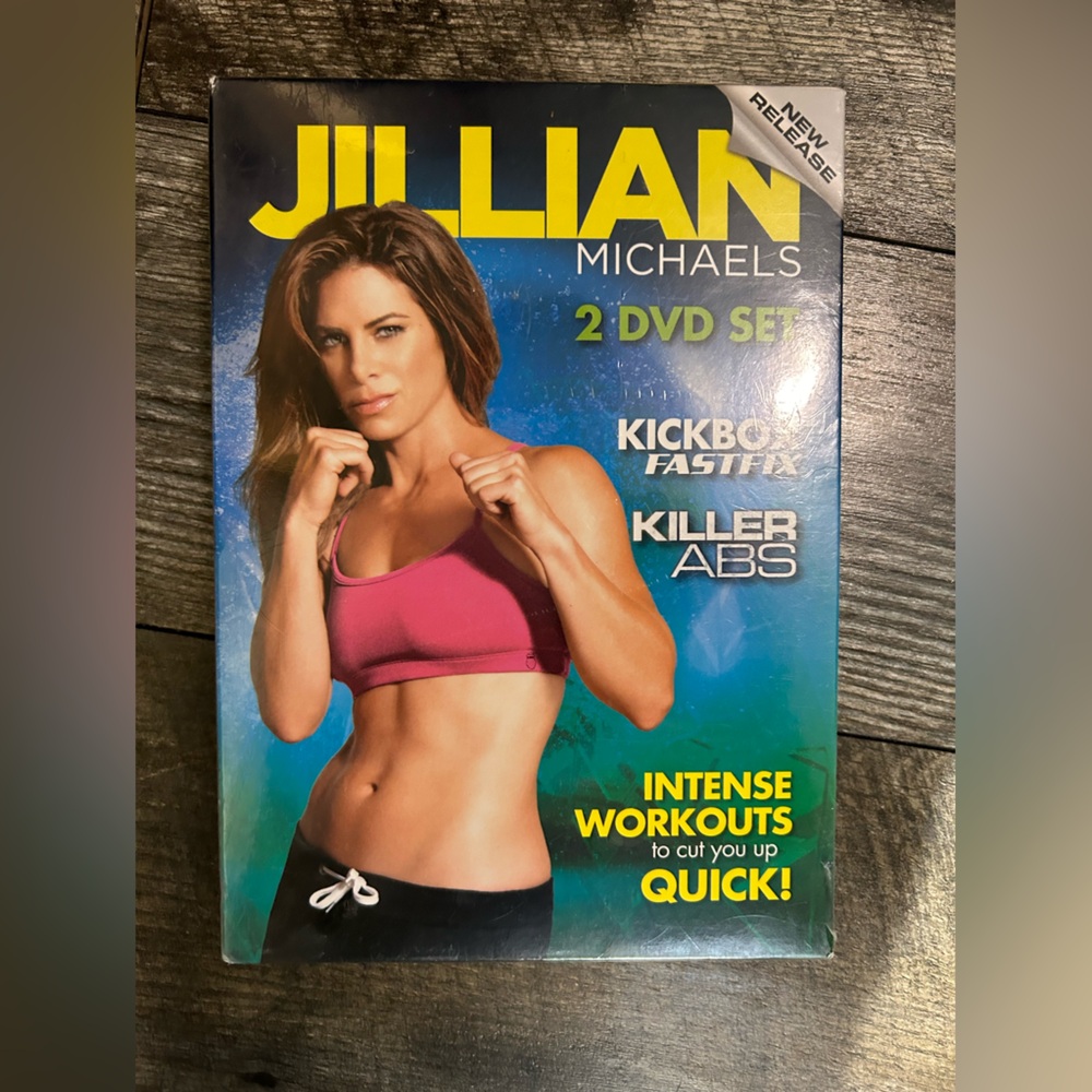 New Jillian Michaels workout 2 DVD SET Kickbox FastFix and Killer Abs